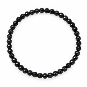 4MM Black Obsidian Bracelet